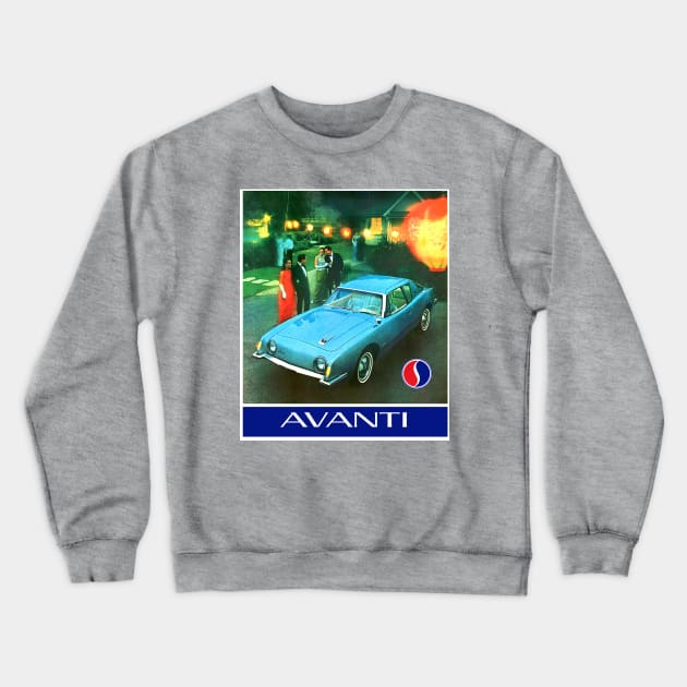 Studebaker Avanti Crewneck Sweatshirt by Midcenturydave